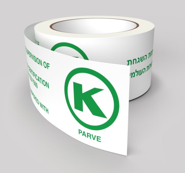 OK Kosher Premium printed PVC Tape