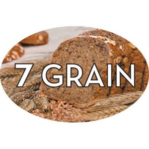 7 Grain Bread Bakery label